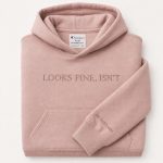 looks fine, isnt embroidered hoodie